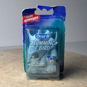 Oral-B Hummingbird Flosser Refills 15 Count Discontinued Imperfect Box